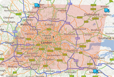 areas covered